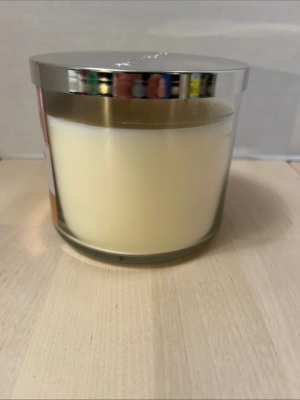 Bath & Body Works 14.5 oz Champagne Toast 3- Wick Candle in Glass Jar w/ Lid